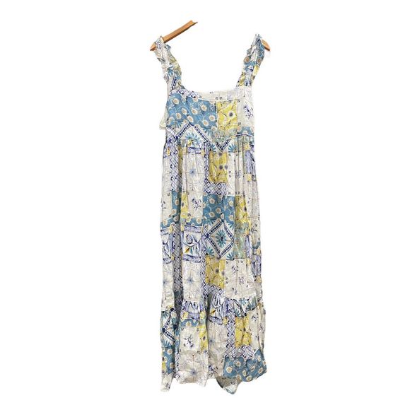 New Anthropologie x The Lazy Poet Linen Mika Dress sz Medium - Picture 4 of 8